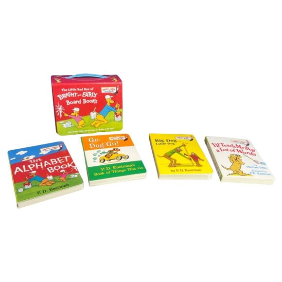 Box Set Of Dr. Seuss Board Books The Little Red Box of Bright Early Board Books - Picture 2 of 13